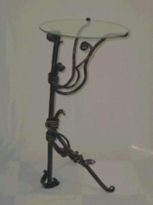 Glass top stand