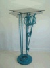 "Blue Stand" w/smoked glass top